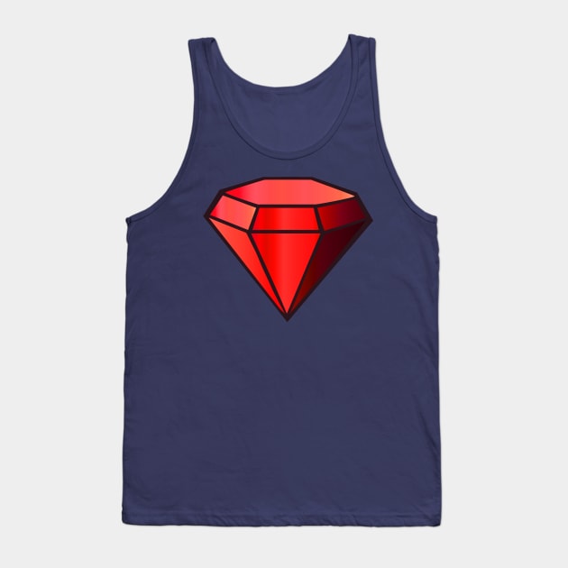 Ruby Red Tank Top by SCL1CocoDesigns